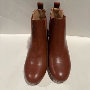 LOFT Chestnut Ankle Booties Size 7.5